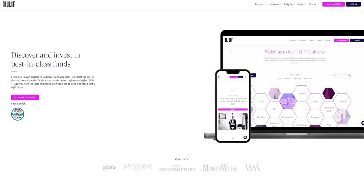 Discover and invest in bestinclass funds TILLIT